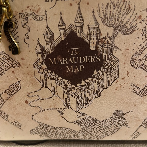 HARRY POTTER women’s Our Universe Harry Potter Marauders Map Mini Backpack - Picture 15 of 16